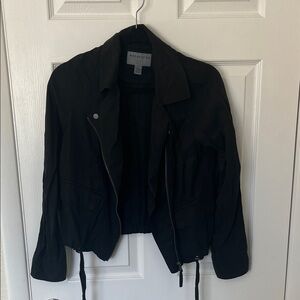 NWOT Marrakech Women's Black Canvas Jacket